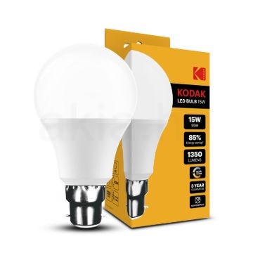KODAK Max LED Izzó Globe A65 15W B22 270° 4000K (1350 lumen)