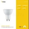 Technik LED Izzó Spot Alu-Plastic 7W GU10 100° 2700K (520 lumen)