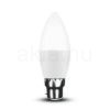 KODAK Max LED Izzó Gyertya (Candle) C37 7W B22 270° 4000K (560 lumen)