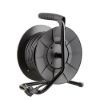 Technik Professional Kábeldob 4-er 25m 1,5mm2 (fekete) 16A