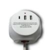 Technik Professional Elosztó Kocka 3 utas 1,5m kábel (1,5mm2) + USB C/A 16A