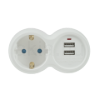 Technik Professional WG Elosztó Fali 1 utas + 2 USB-A 16A